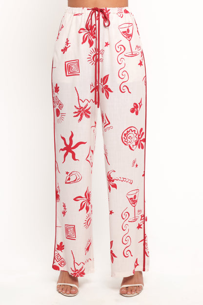 Malta Pant - Red