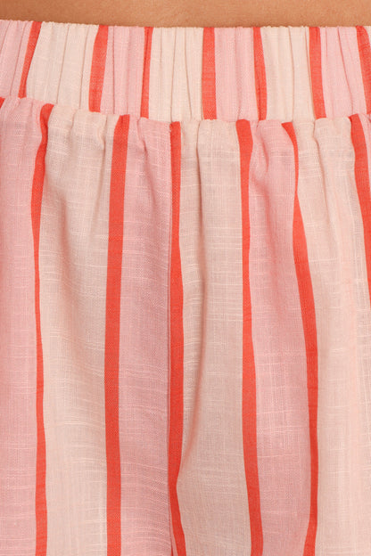 Aaliyah Shorts - Pink Stripe
