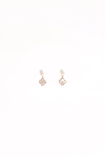 Marlowe Flower Earrings - Gold