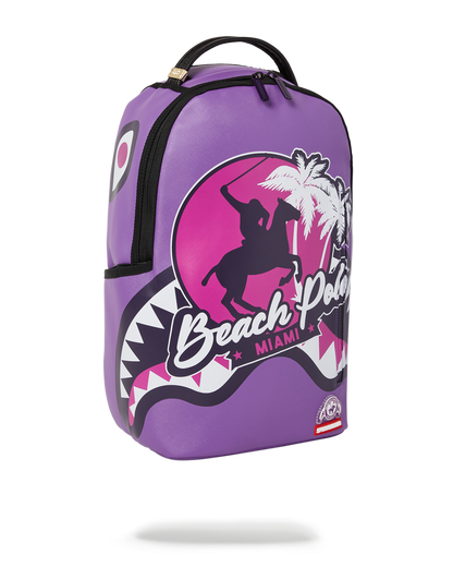 MIAMI BEACH POLO COLLAB BACKPACK (DLXV-PURPLE)