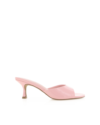 Addy Heels - Ice Pink Patent