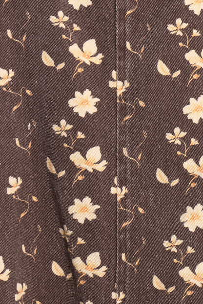 Abbott Mini Dress - Brown Floral