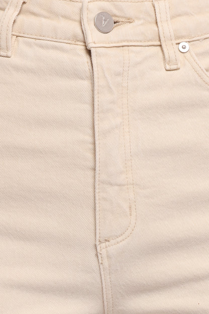 Abrand 94 High Wide Jeans - Bone