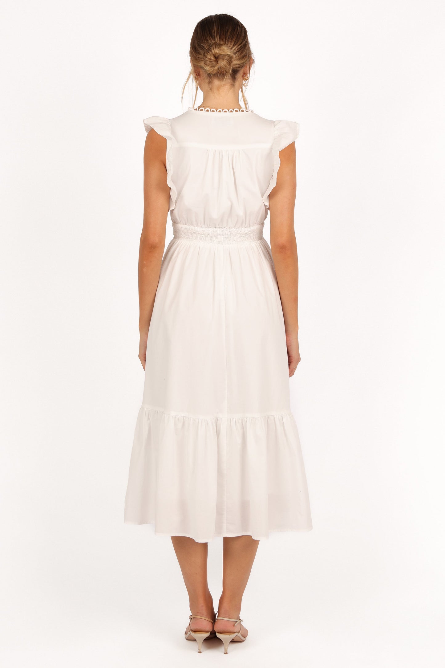 Acadia Midi Dress - White