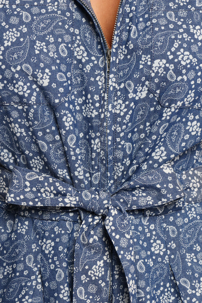 Adela Romper - Chambray