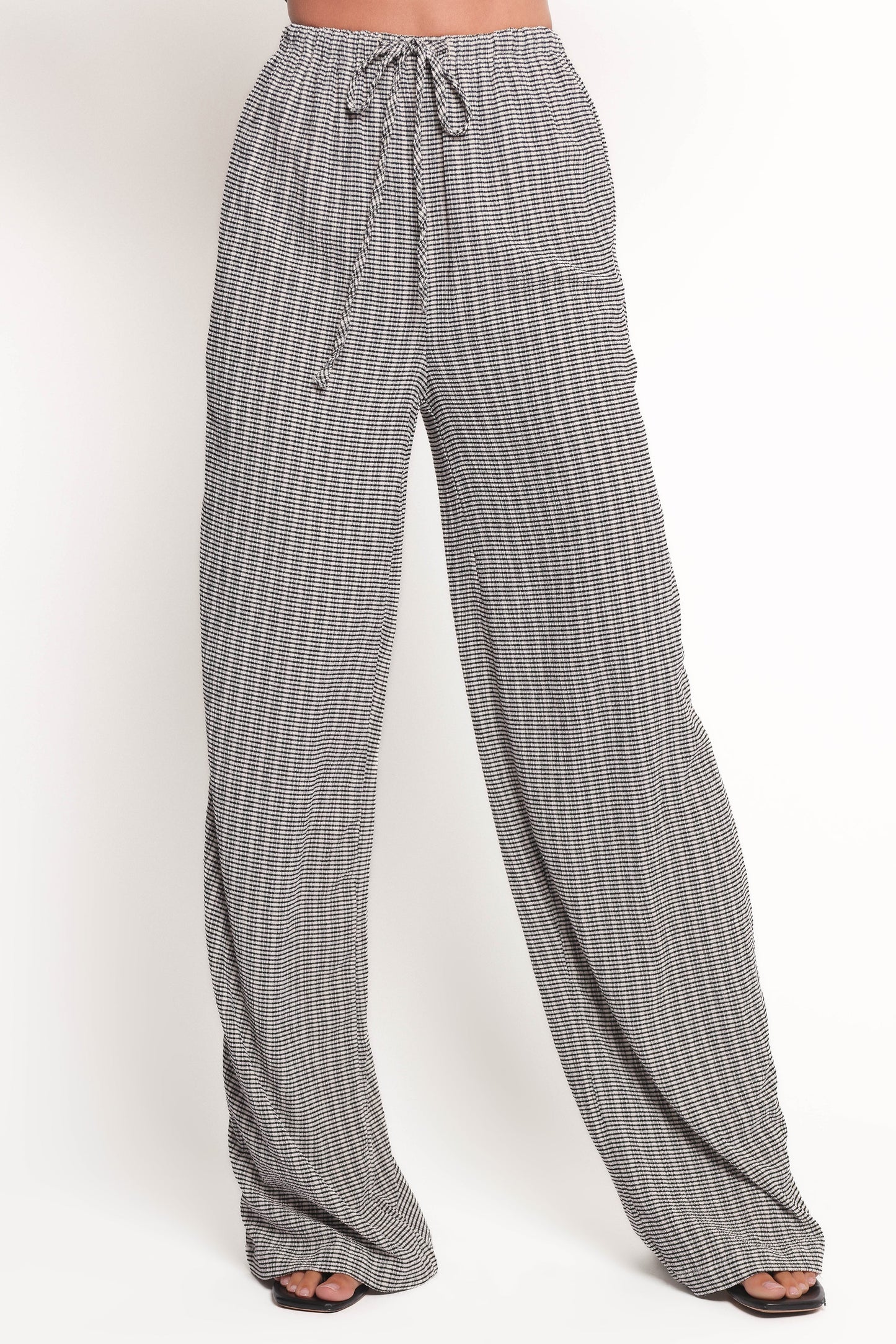 Afton Pant - Black White