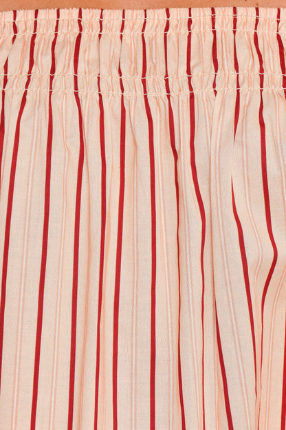 Aiesha Short Set - Pink Stripe