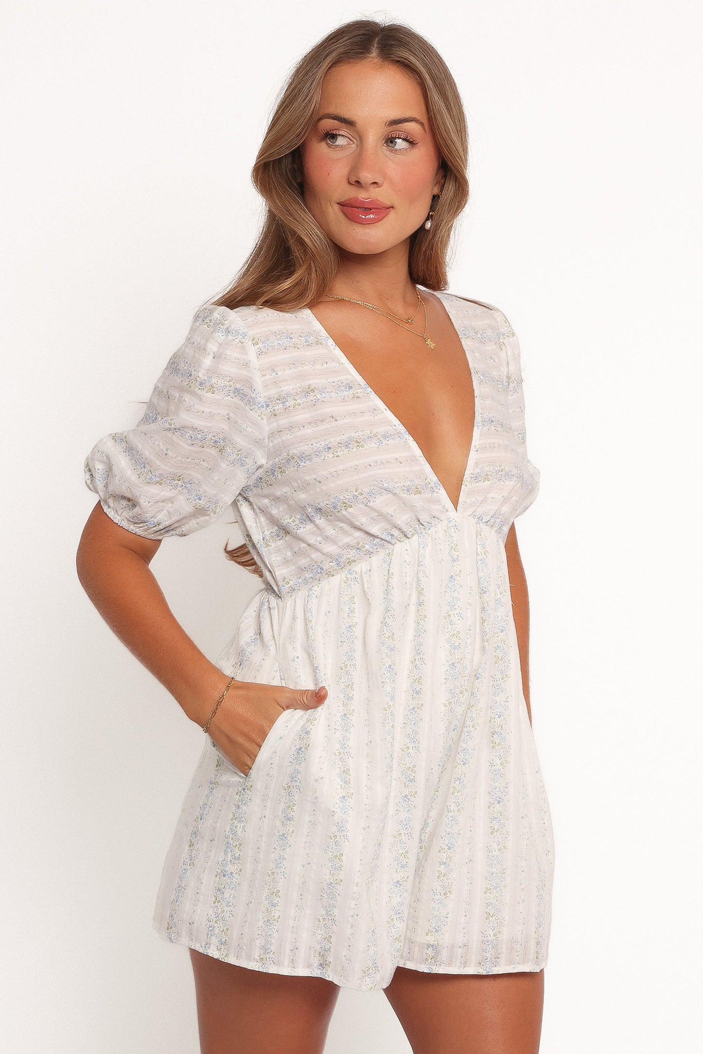 Aisley Romper - White