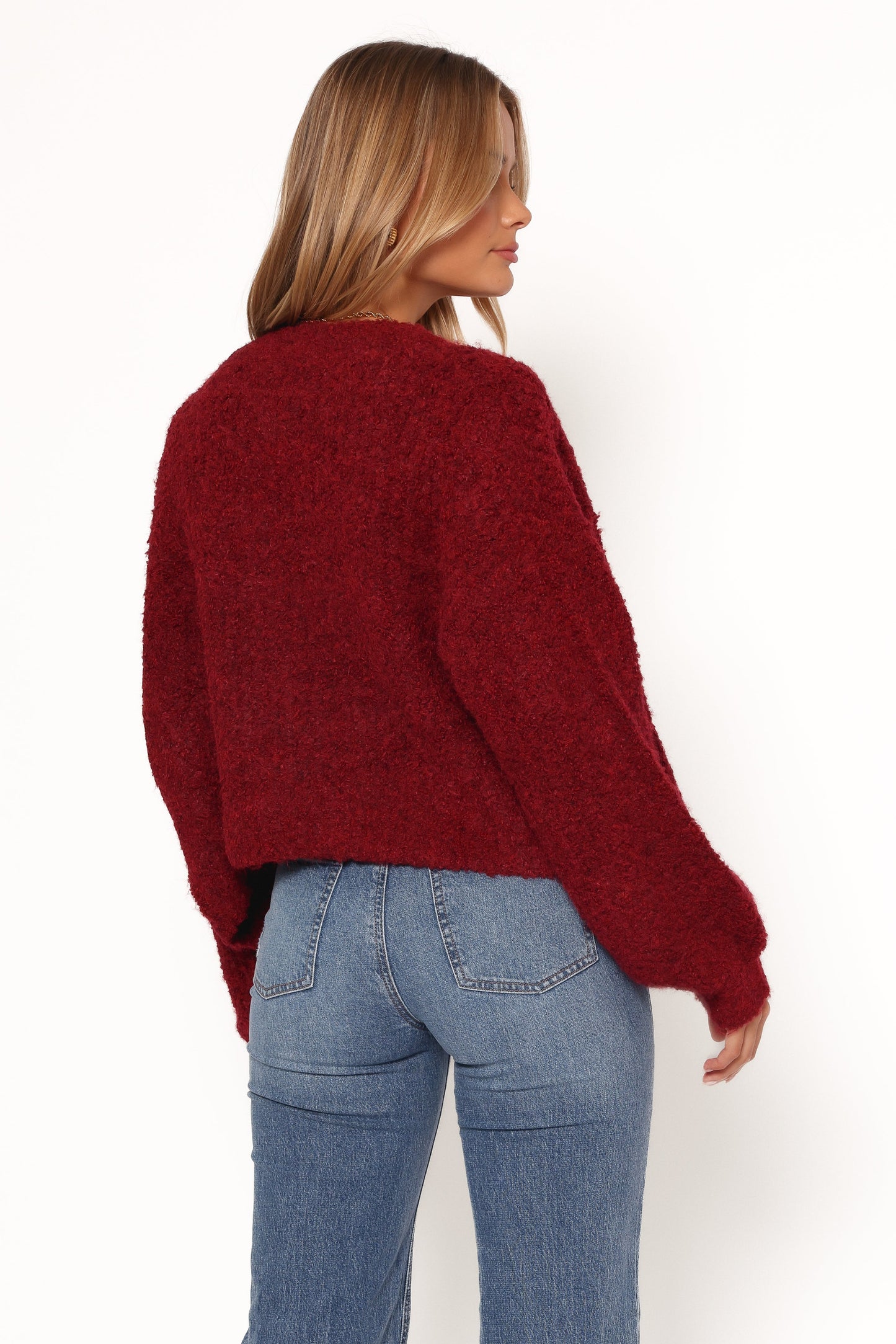 Albertine Cardigan - Wine