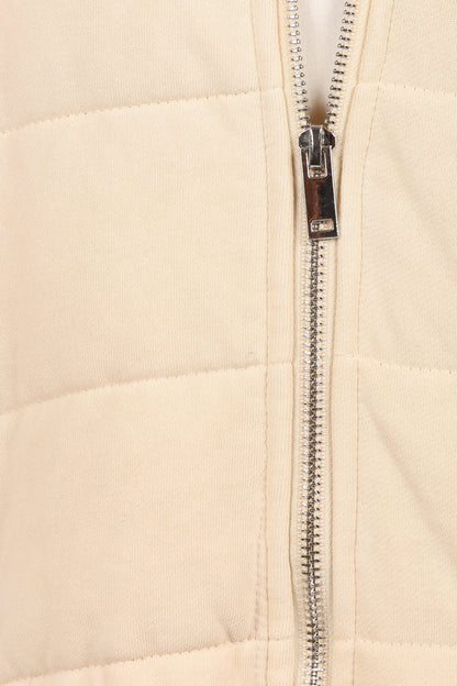 Alegra Quilted Jacket - Cream