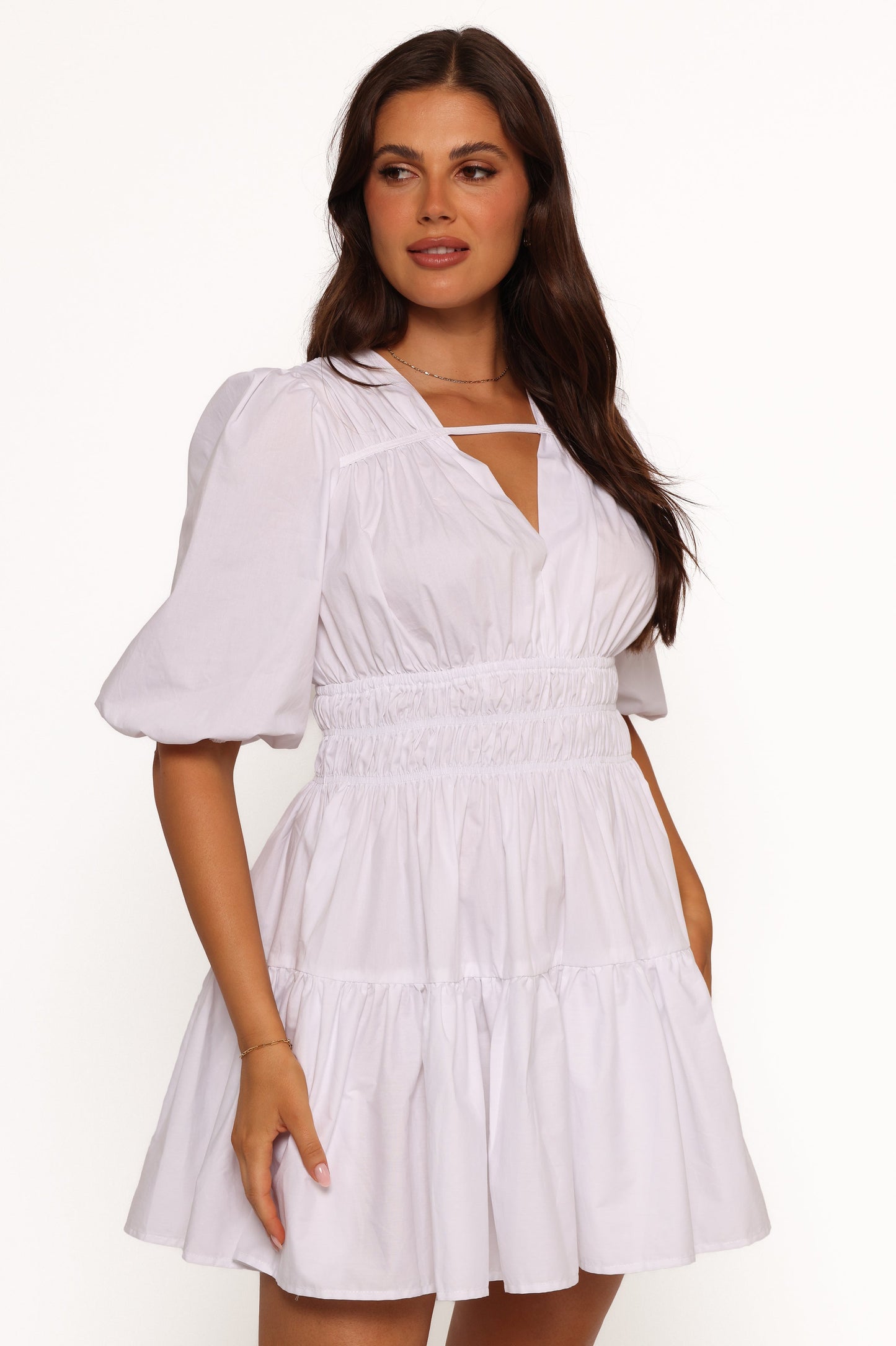 Alessia Mini Dress - White