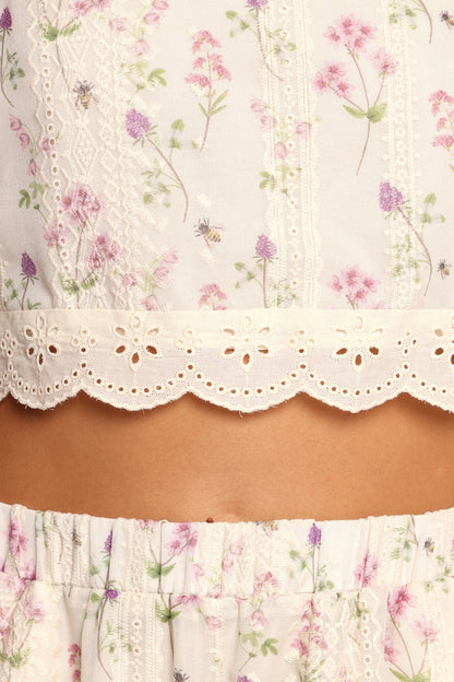 Alison Two Piece Set - Pink Floral