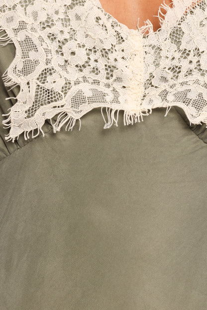 Alita Midi Dress - Olive