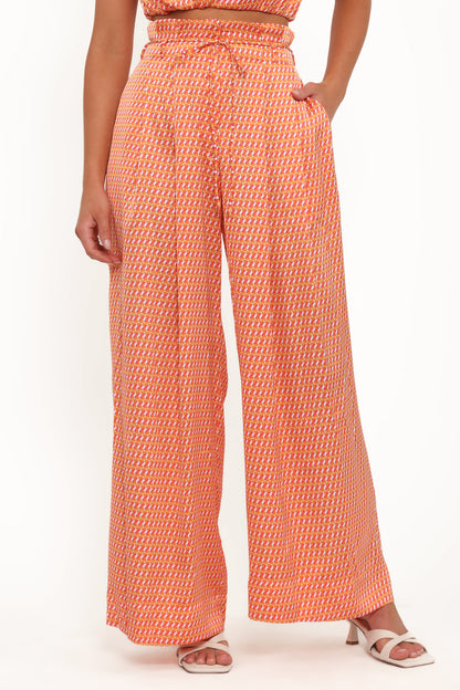 Althea Pant Set - Orange