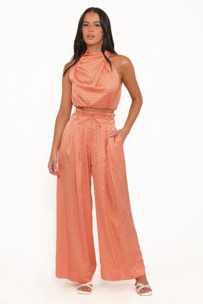 Althea Pant Set - Orange