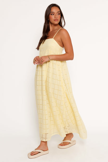 Alyah Maxi Dress - Butter Yellow