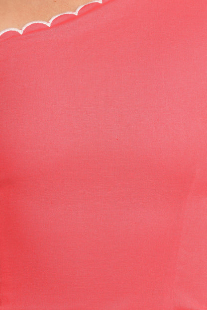 Amani Midi Dress - Coral