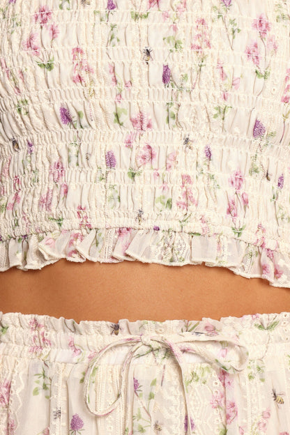 Amberlyn Sleeveless Top - Pink Floral