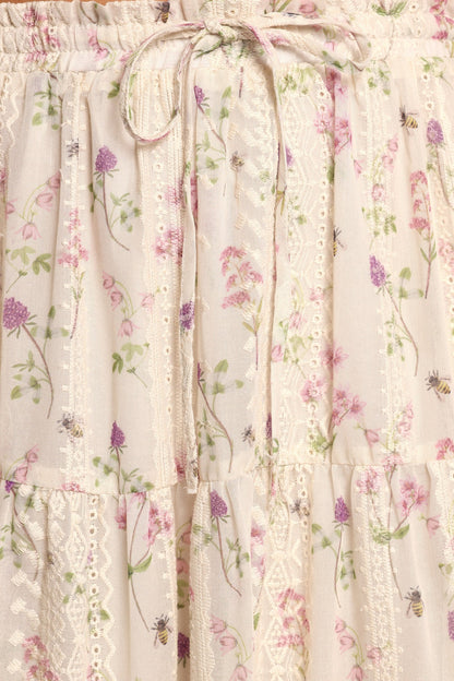 Amberlyn Maxi Skirt - Pink Floral