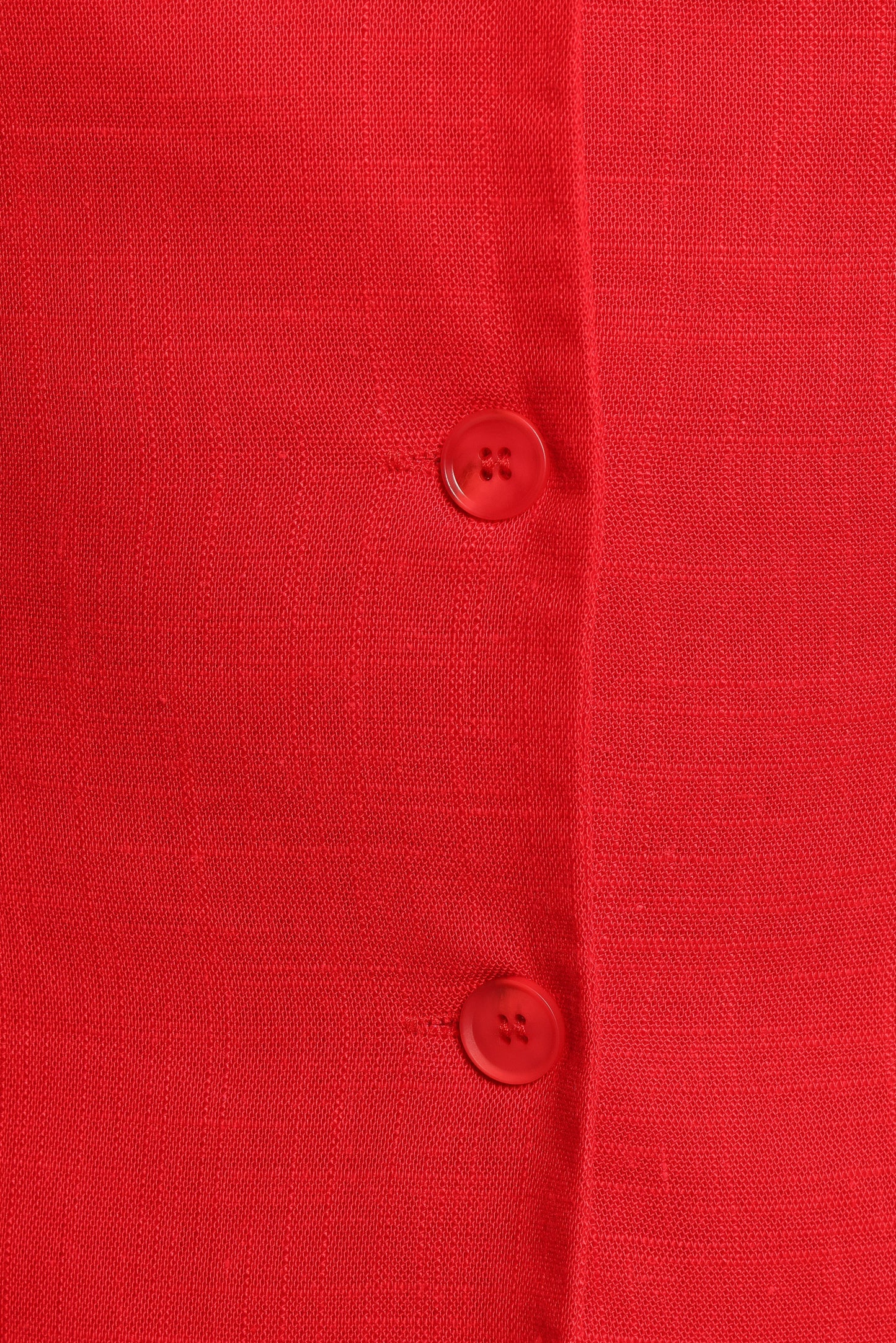 Amia Linen Blend Vest Top - Red