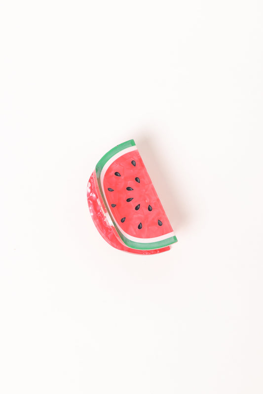 Amina Hair Clip - Watermelon
