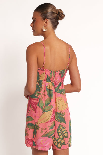 Analu Romper - Pink Rio