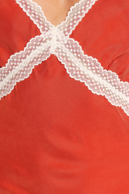 Andie Midi Dress - Blood Orange