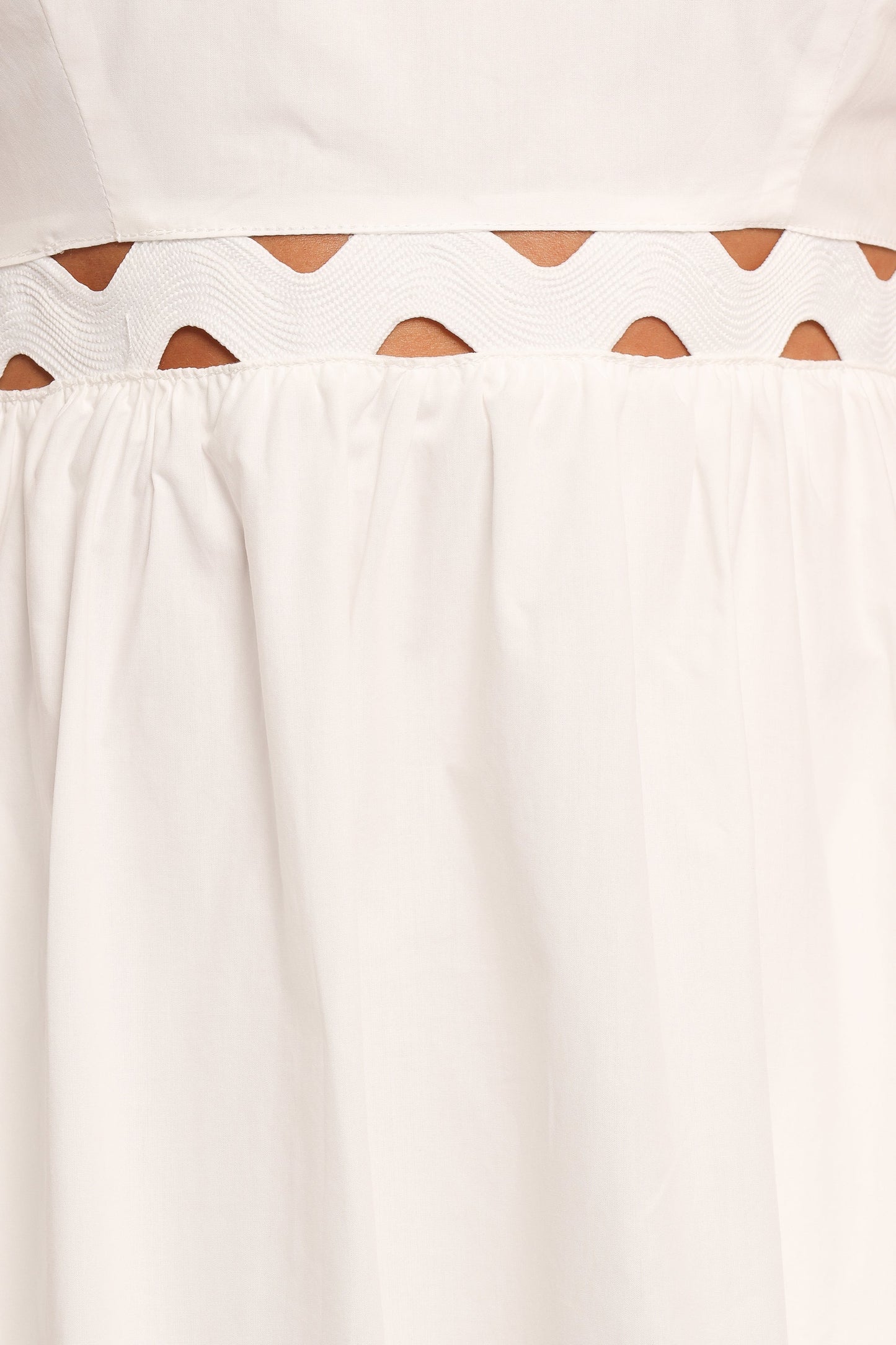 Angelus Midi Dress - White