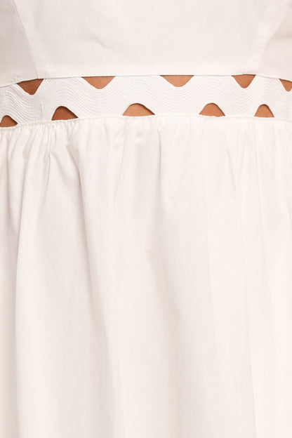 Angelus Midi Dress - White