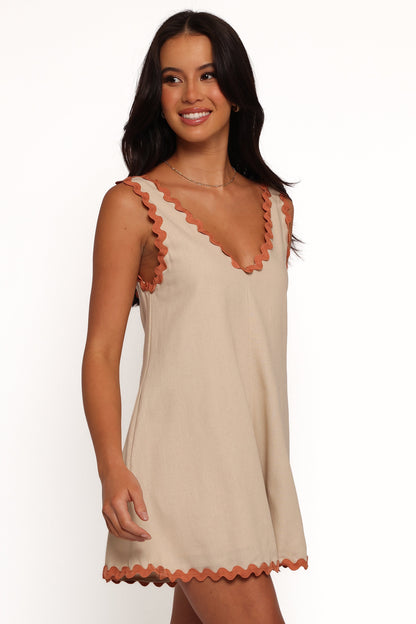 Aoife Romper - Natural Tan
