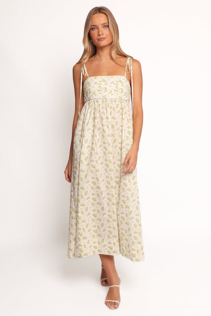 Ashtyn Maxi Dress - Yellow Floral