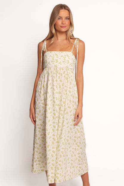 Ashtyn Maxi Dress - Yellow Floral