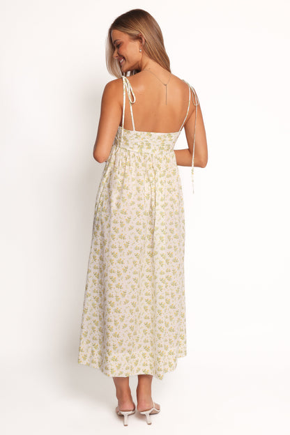 Ashtyn Maxi Dress - Yellow Floral