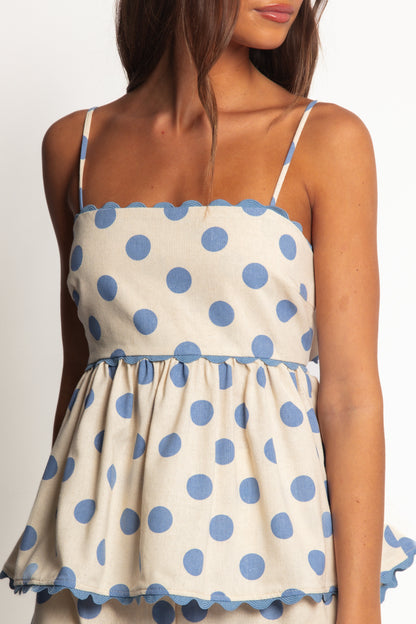 Aureole Short Set - Dusty Blue