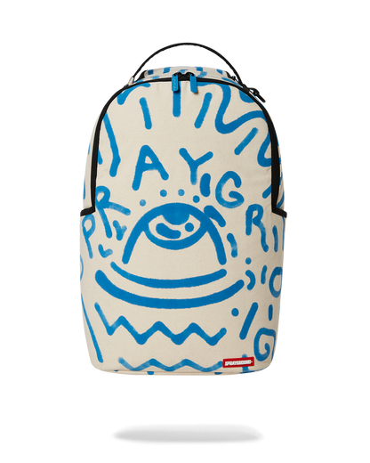 SHEREEN JENKINS CANVAS BACKPACK 1 of 18 CUT FROM LARGE CANVAS ART