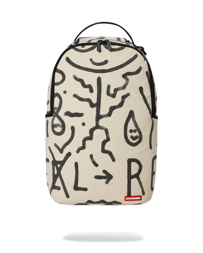 SHEREEN JENKINS CANVAS BACKPACK 1 of 18 CUT FROM LARGE CANVAS ART