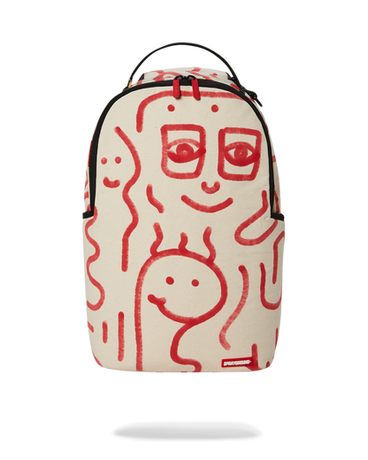 SHEREEN JENKINS CANVAS BACKPACK 1 of 18 CUT FROM LARGE CANVAS ART