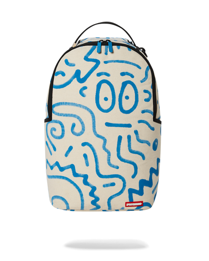 SHEREEN JENKINS CANVAS BACKPACK 1 of 18 CUT FROM LARGE CANVAS ART