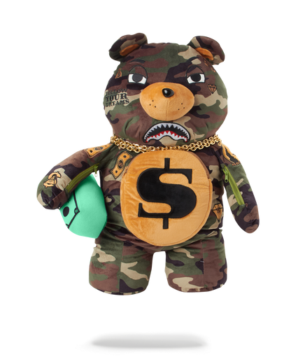 MONEYBEAR TEDDY BEAR BACKPACK