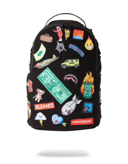 THE 32 REMOVABLE PATCHES VELCRO BACKPACK
