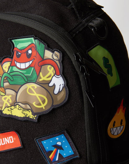 THE 32 REMOVABLE PATCHES VELCRO BACKPACK