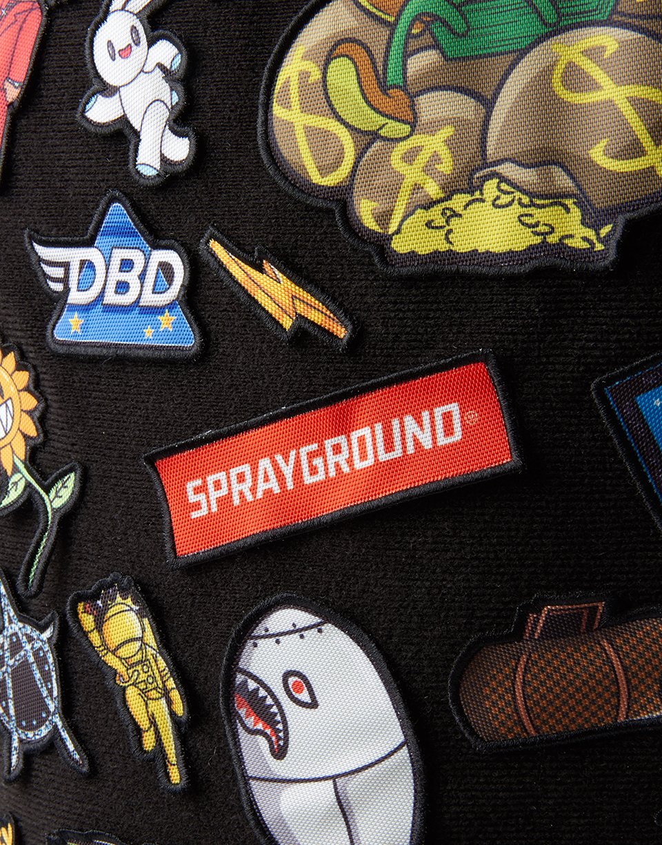 THE 32 REMOVABLE PATCHES VELCRO BACKPACK