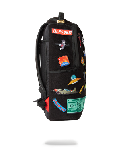 THE 32 REMOVABLE PATCHES VELCRO BACKPACK
