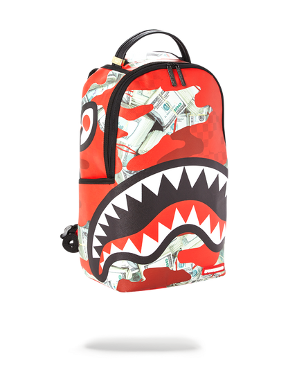 MONEY CAMO (RED) BACKPACK