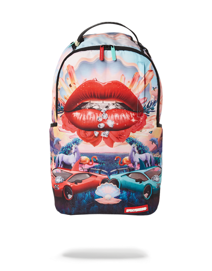 LIPS AND FAMOUS BACKPACK