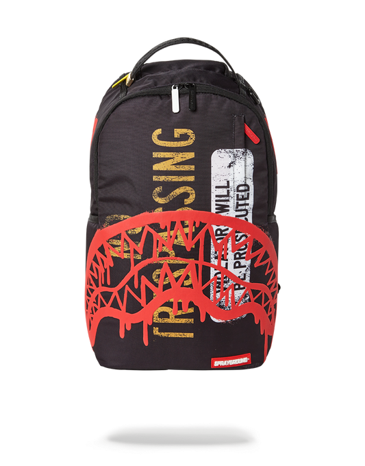 NO TRESPASSING BACKPACK