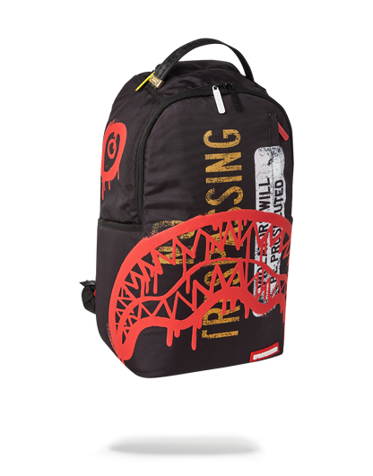 NO TRESPASSING BACKPACK