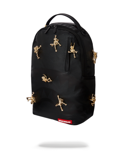 THE LOST IN SPACE BACKPACK (10 3D GOLD METAL ASTRONAUTS)
