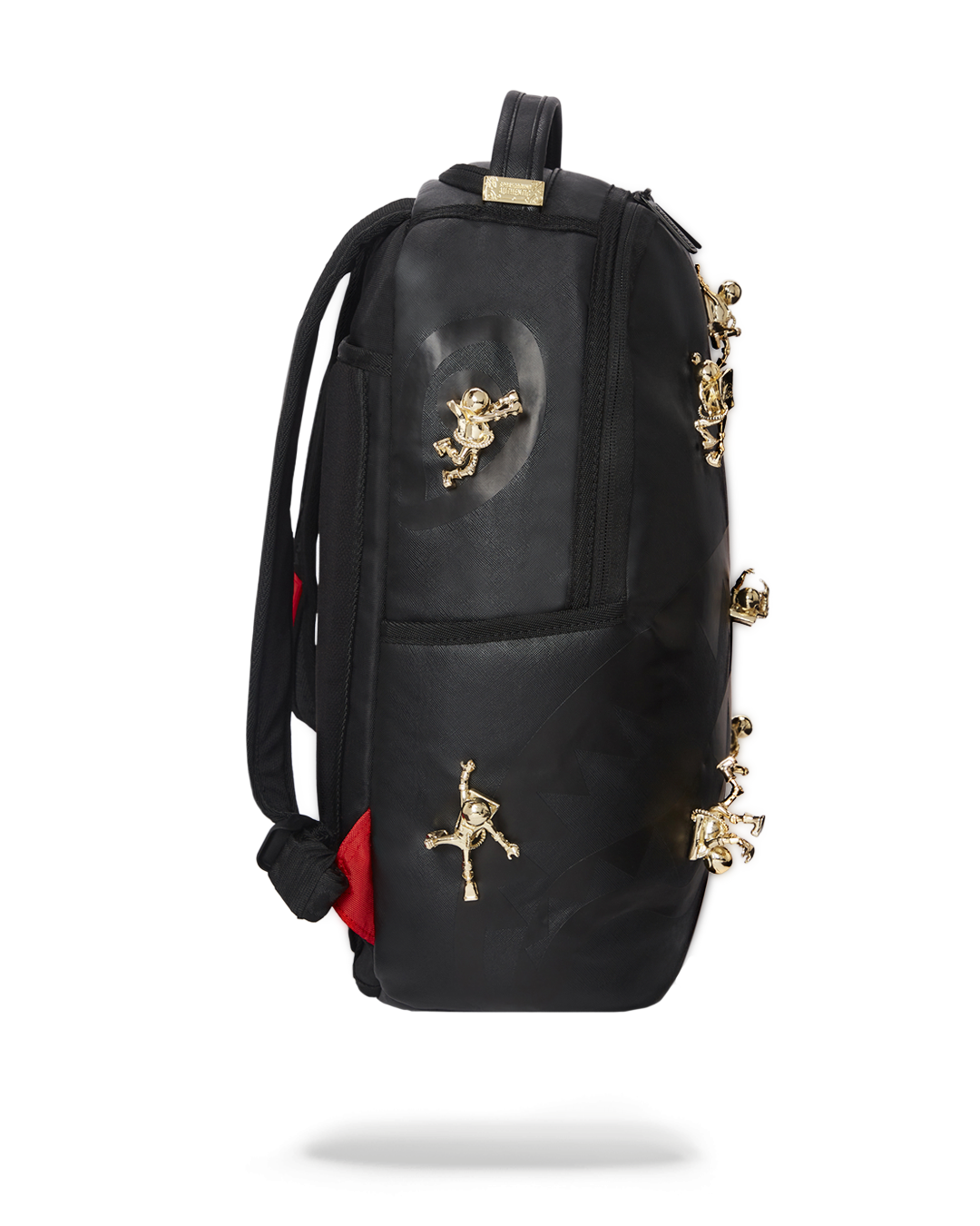 THE LOST IN SPACE BACKPACK (10 3D GOLD METAL ASTRONAUTS)