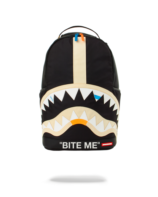 BITE ME SHARK (BLACK) BACKPACK